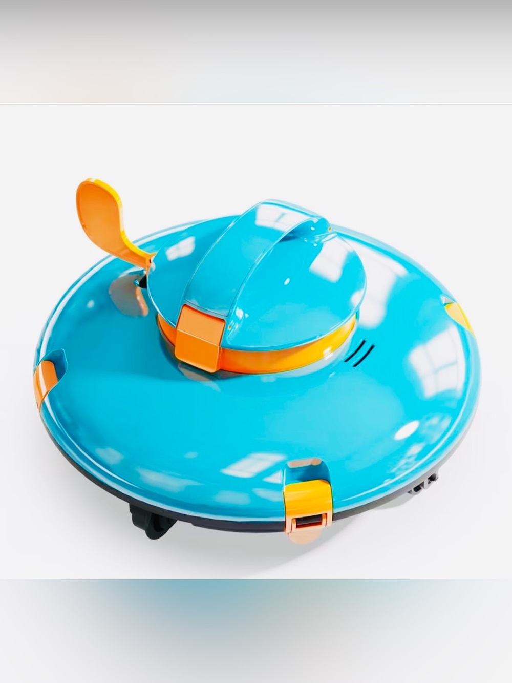 Cordless Pool Vacuum Robot Automatic Vacuuming Above-Ground Pools Portable New